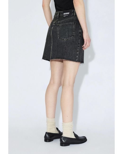 Dr. Denim Black Ara Skirt