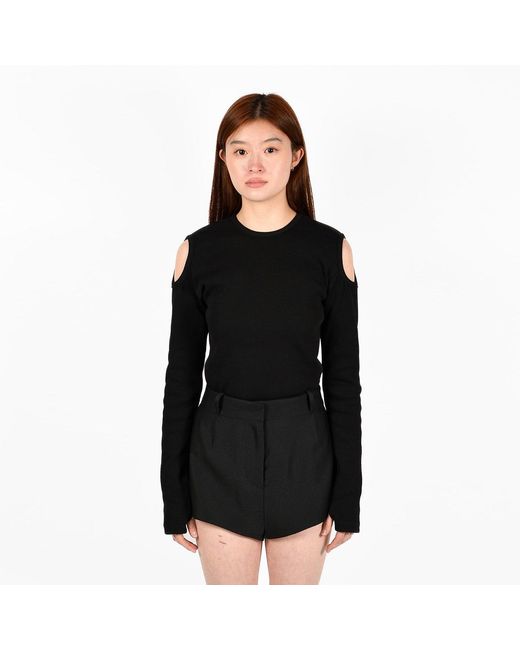 Ioana Ciolacu Black Saturn Blouse