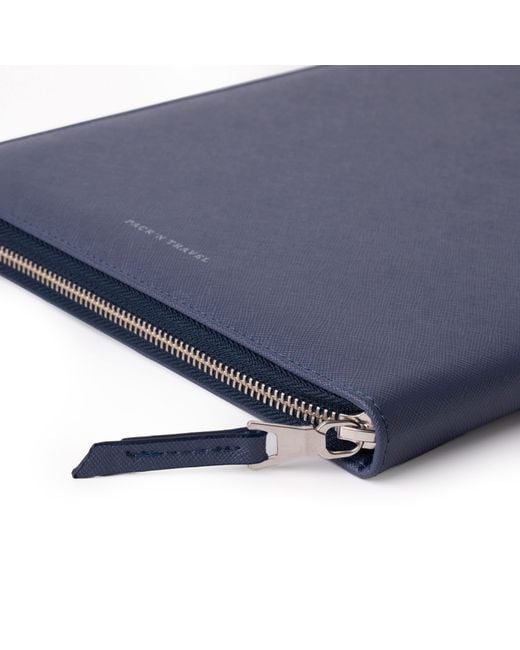 Pack'n Travel Blue Ipad Case Dark