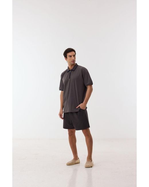 Ashita Fernandes Gray Basel T Shirt for men