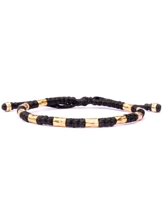 Harbour Uk Blue Vik Chunky Vermeil Rope Bracelet for men