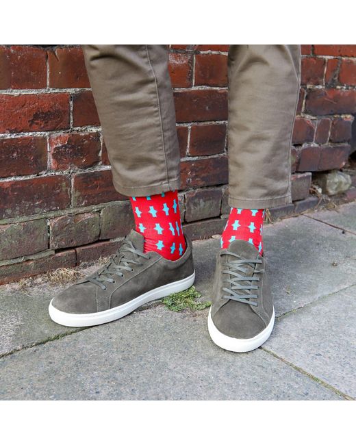Peper Harow - Made in England Red Eton Socks Bundle for men
