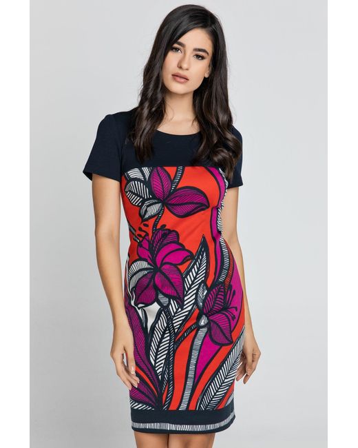 Conquista Blue Floral Dress