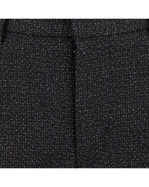 Boutique Kaotique Black Flared Wool Trousers