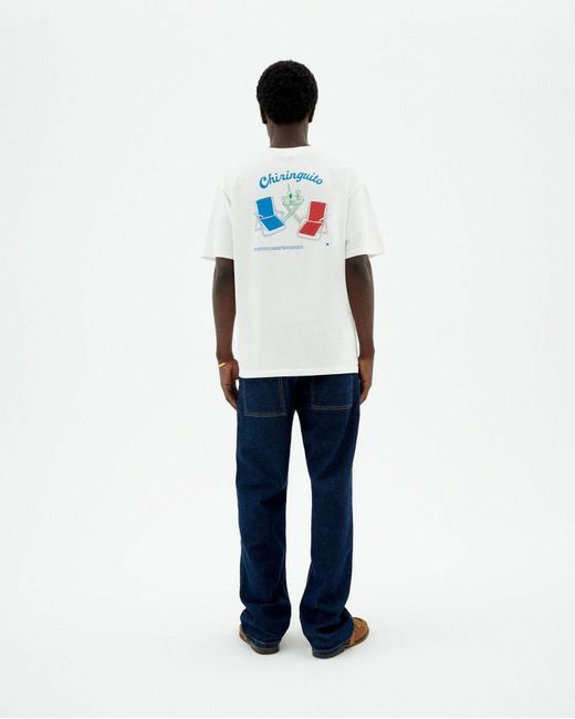 Thinking Mu White Chiringuito Aaron T-Shirt for men