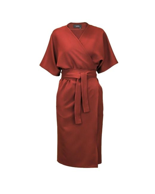 Nola Red Jade Dress Brick