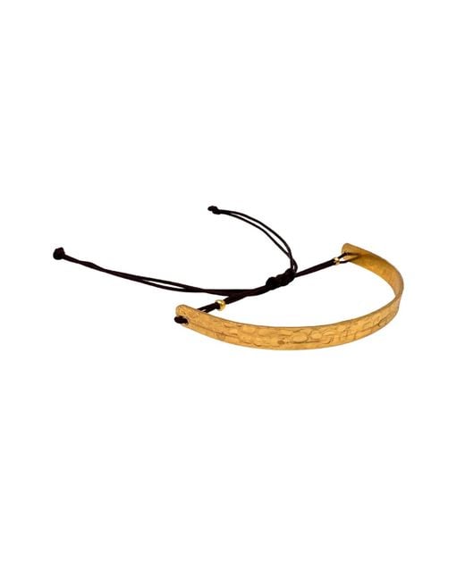 Les Reines Metallic Umber Elegance