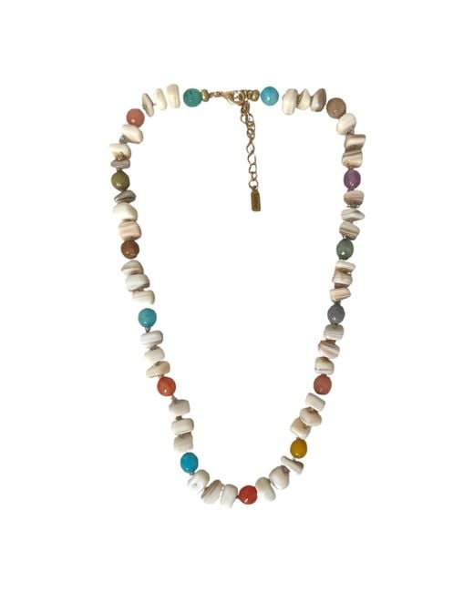 Laine Studio Metallic Collar Capri Colores