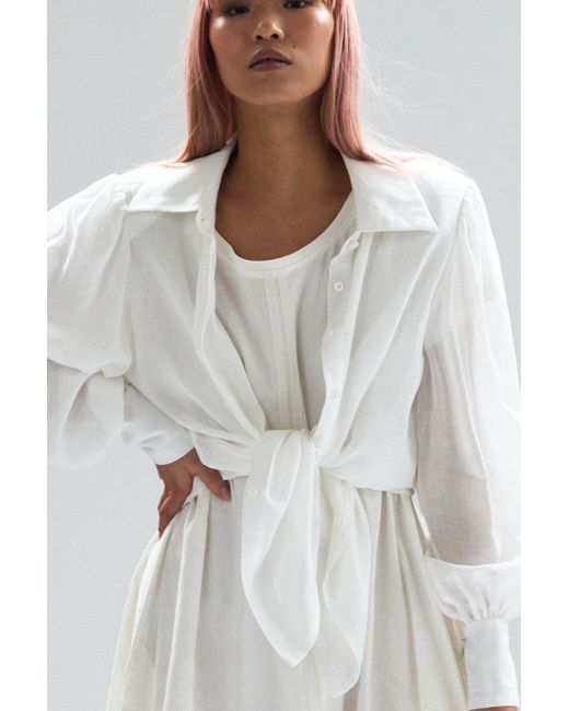 Dref White Prague Relaxed Shirt