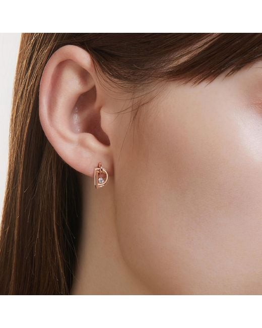 Didier Dubot Metallic Miss. Doux Entwined D Earring
