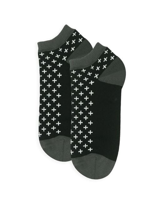Peper Harow - Made in England Green Crosslet & Cube Trainer Socks Bundle for men