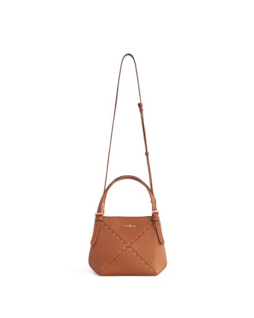 Orange Cube Brown Dusk Mosaic Mini Tote