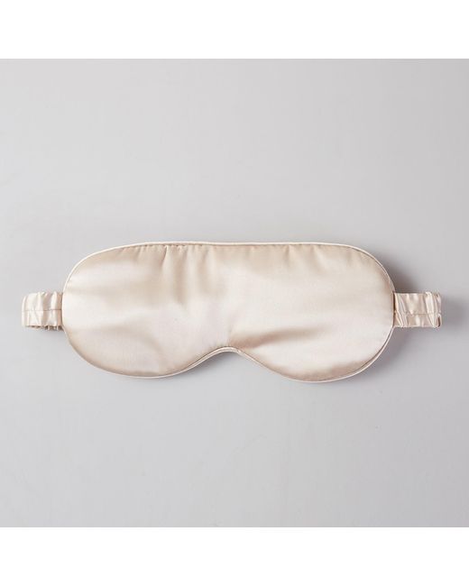 Soft Strokes Silk Multicolor Neutrals Pure Mulberry Silk Eye Mask Set Of Two