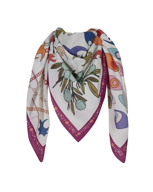 Iodes Multicolor Human Factor Aura Scarf