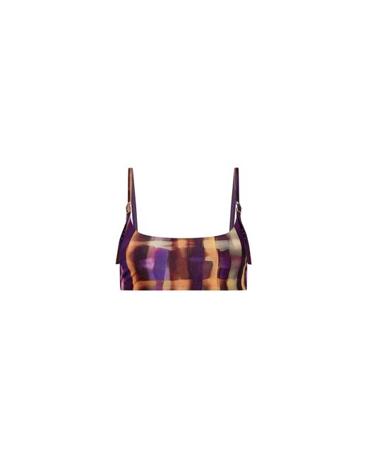 Khéla the Label Red Groove Dealer Printed Bra