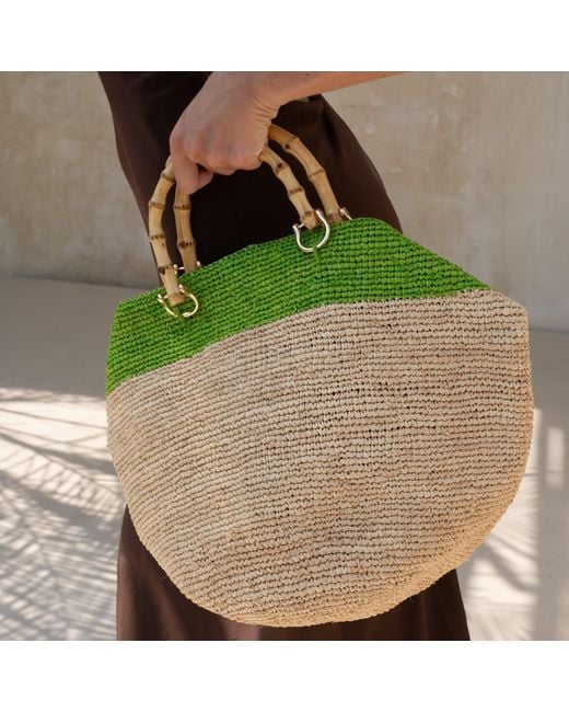 Zanatany Concepts Green Chainette- Bag