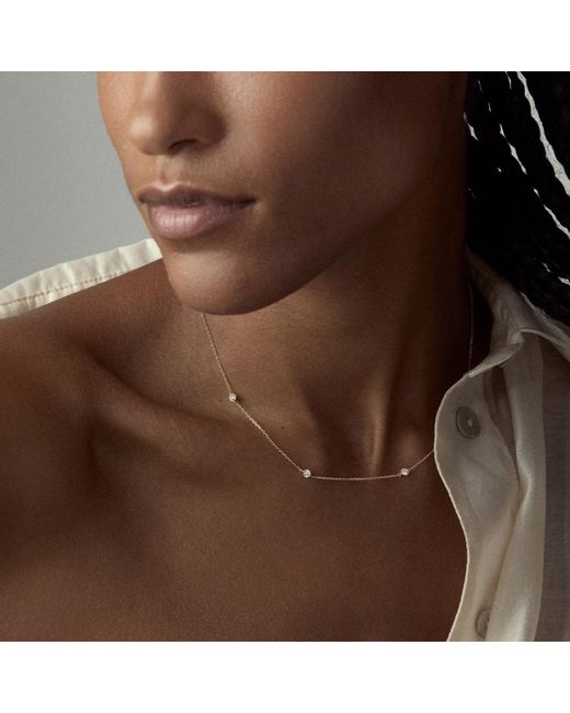 Dinny Hall Metallic Scattered Lab-Grown Diamond Necklace