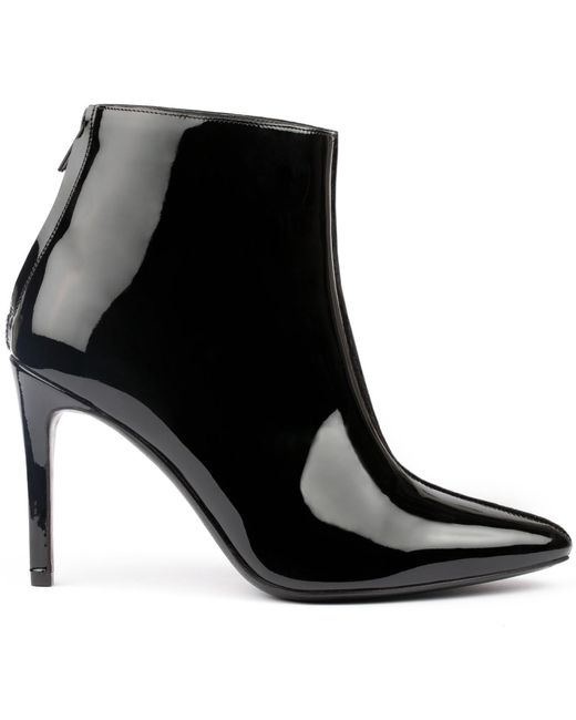 Rosamund Muir London Black Paulina Duo Texture Boots