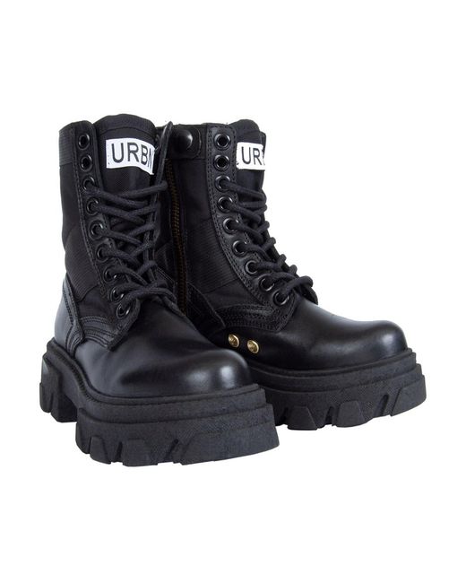 Urbnkicks Black Jungle Ankle Boot