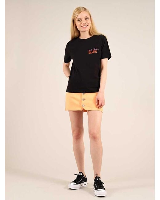 blonde gone rogue Black Roller Coaster Graphic Print T-Shirt, Organic Cotton