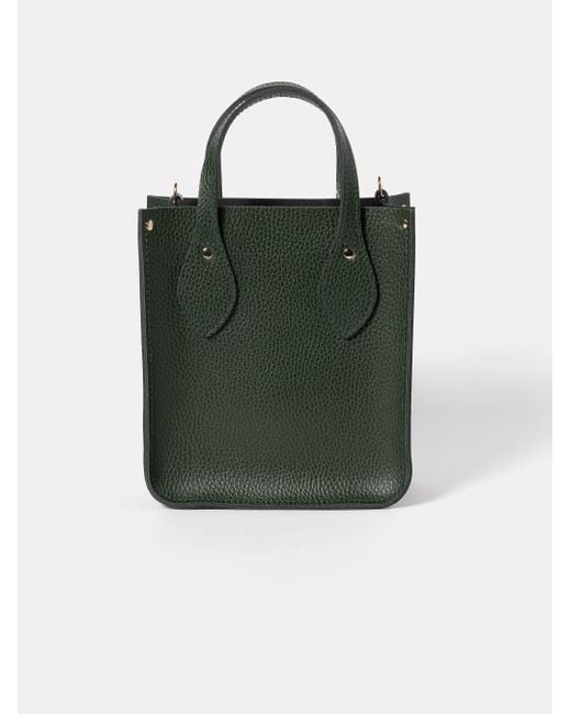 The Cambridge Satchel Co. Green The Mini Tote Racing Celtic Grain