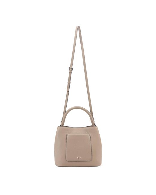 Paul Costelloe Natural Rosa Leather Bag