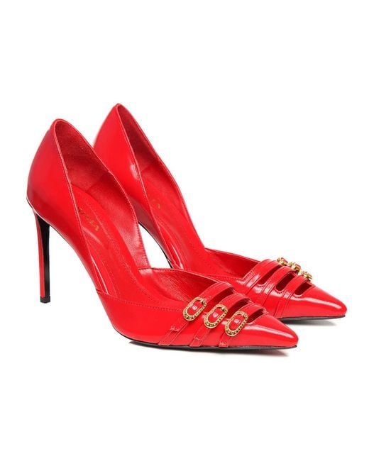 Ginissima Red Gina Stiletto Patent Leather