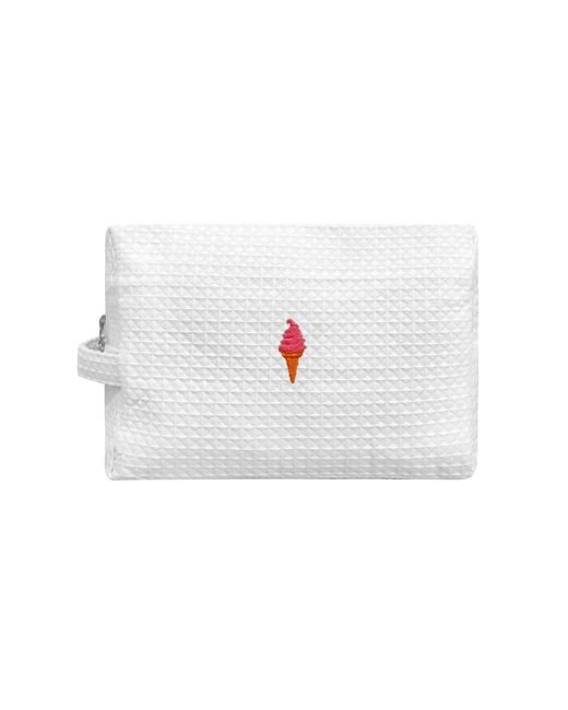 Lilly Loves White Ice Cream Waffle Travel Bag