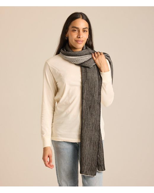 Known Supply Gray 100% Recycled Acrylic Illusion Scarf