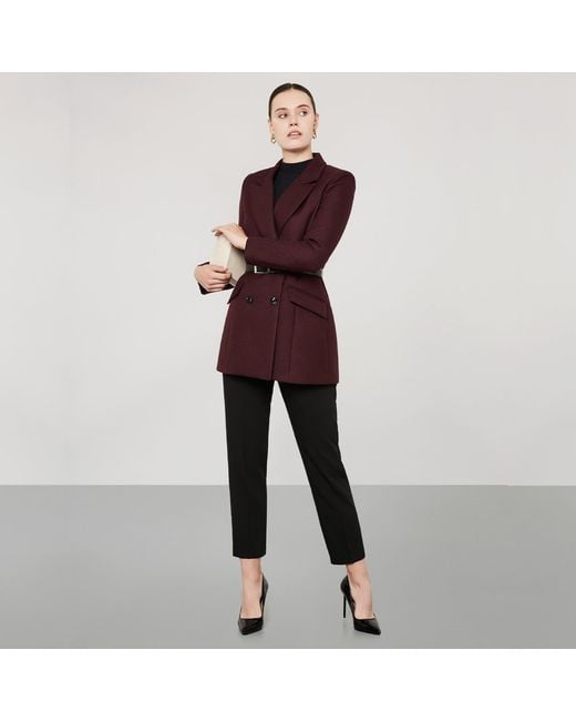 SEREN LONDON Red Burgundy Dress Jacket