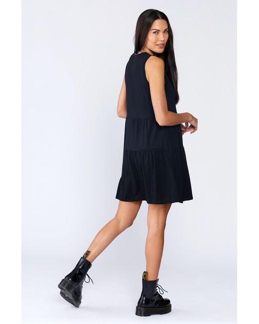 LOVETRUST Black Josephine Tiered Dress
