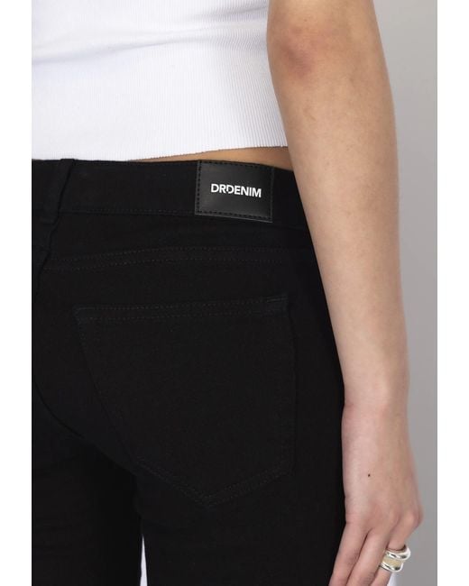 Dr. Denim Black Kily Low Bootcut