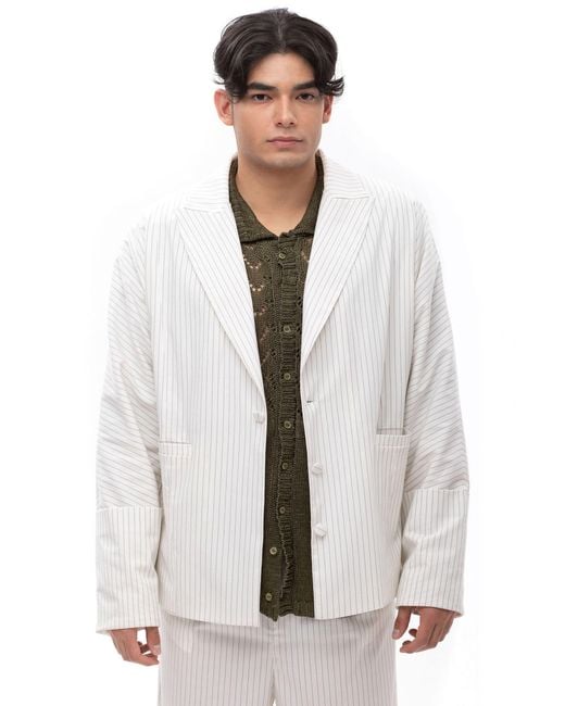 Maison Bogomil Gray Linear Ease – Blazer for men