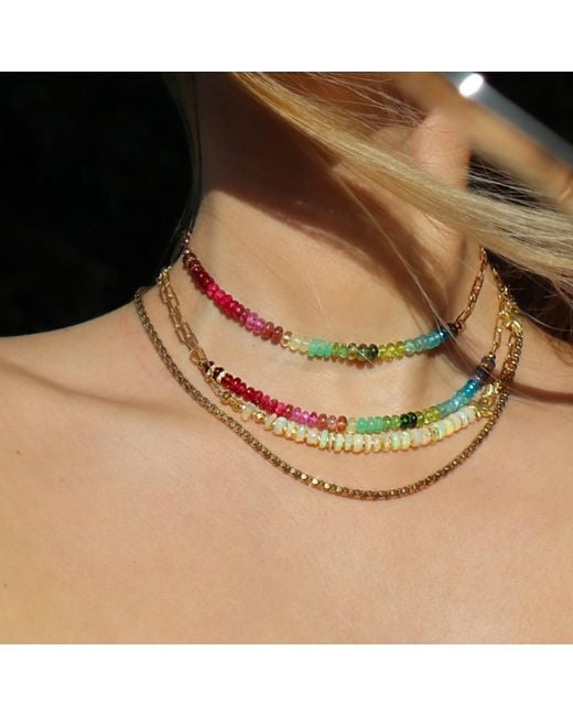 Mineralgems•Studio Blue Choker With Chain