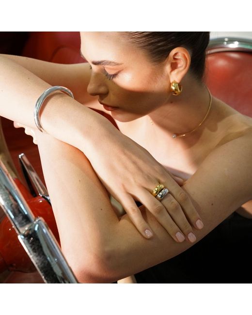 LINYA JEWELLERY Metallic Bombom Ring