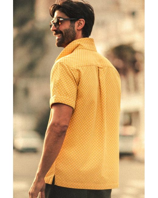 &SONS Trading Co Yellow Vista Shirt for men