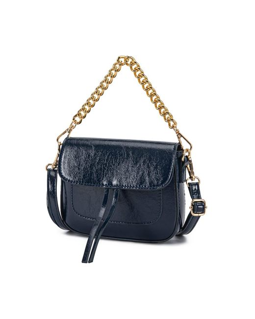 Mkf Collection - J'omor Blue Yareli Tote Bag With Mini Bag- Two-Piece Set
