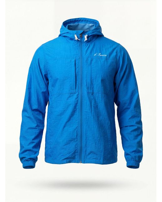 Saved Lab Blue Windbreaker for men