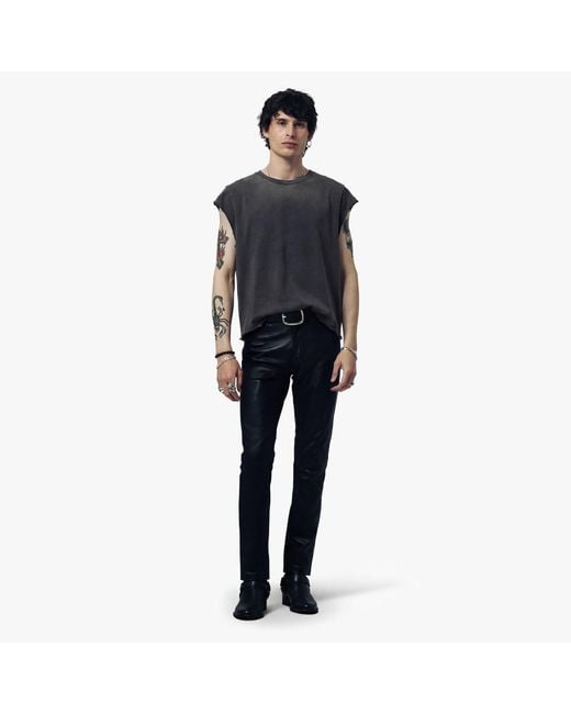 Other Uk Black Vintage Issue Raw Edge T-Shirt