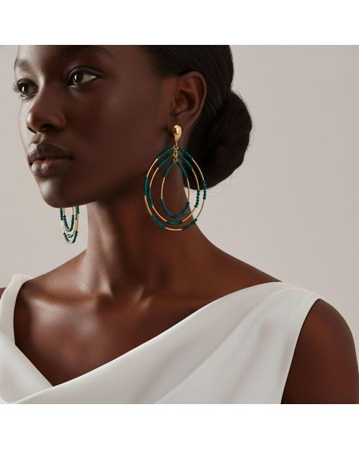 Jaredjamin Blue Easy Breezy Post Earrings