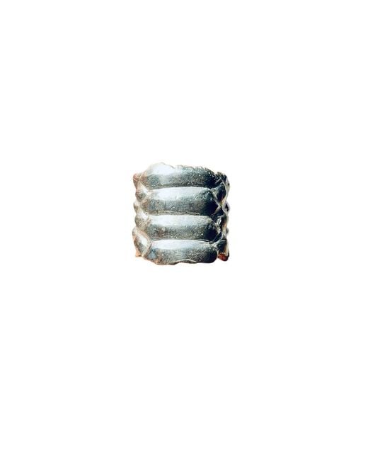 Aki Roc Jewelry Metallic Snake Skin Ear Cuff