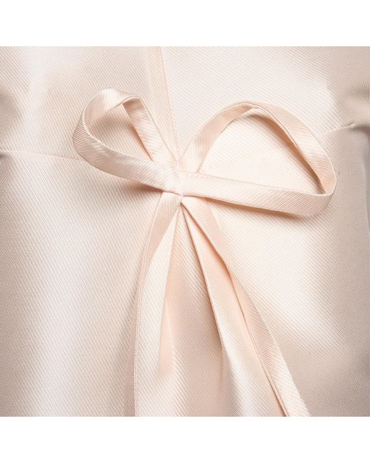 Madebyza Pink Sculptural Top With Bow Details