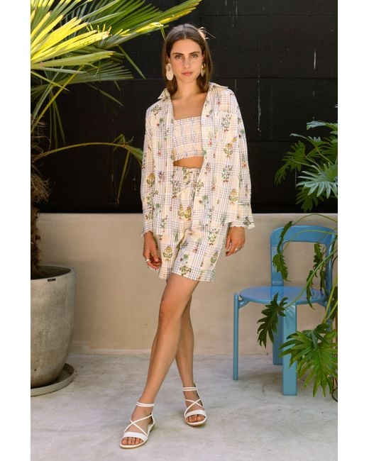 Em & Shi White Healing Herbs Shirt