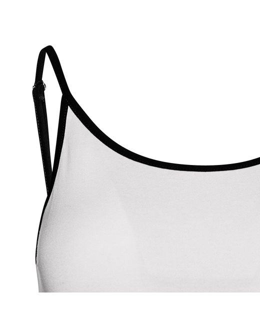 Conquista Black Fitted Strappy Top
