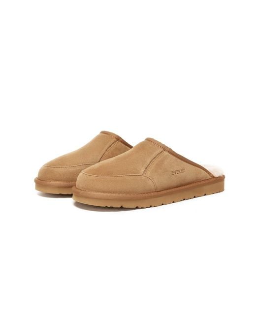 EverAu Australia Brown Lark Slippers for men