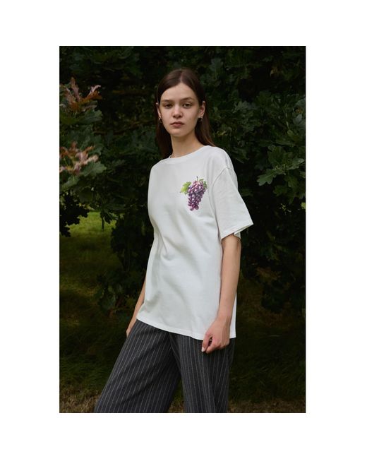 Sour Figs White Grape Print T-Shirt