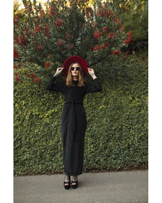 Jennafer Grace Black Of The Night Twist Dress