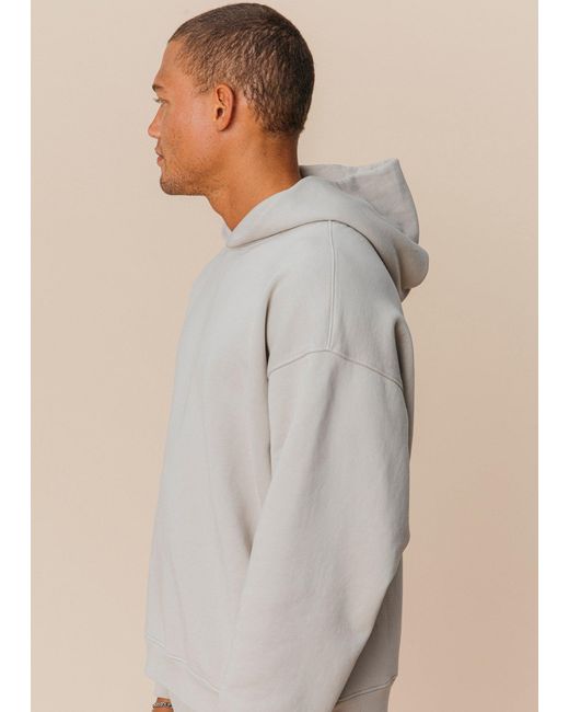 Ocio Leisurewear Gray Neutrals Oversized Hoodie for men