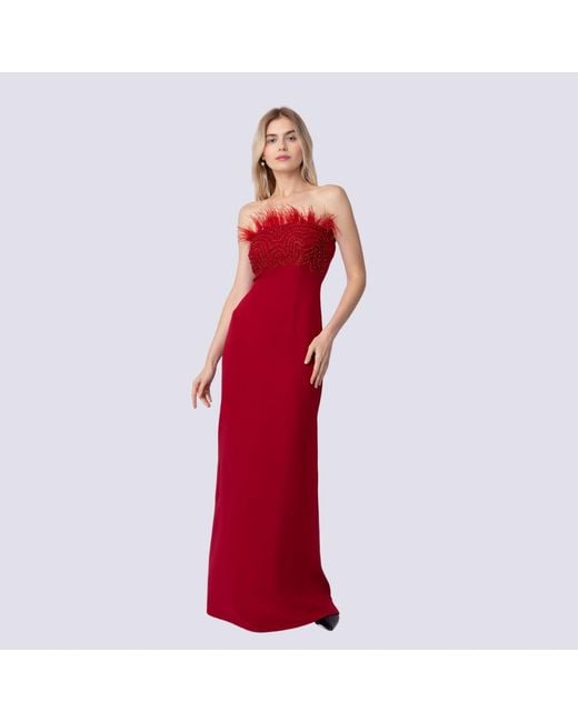 Raishma Red Rosa Gown