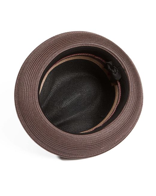Dasmarca Hats Brown Dasmarca Verona And Summer Two Tone Straw Lightweight Fedora Hat For And for men